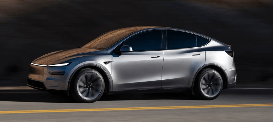 Tesla ModelY 주니퍼 RWD 트림 전면부 LED 헤드라이트 디자인 디자인 레이아웃